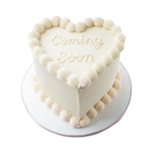 Load image into Gallery viewer, Heart Gender Reveal Cake