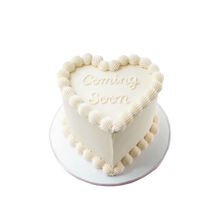 Load image into Gallery viewer, Heart Gender Reveal Cake