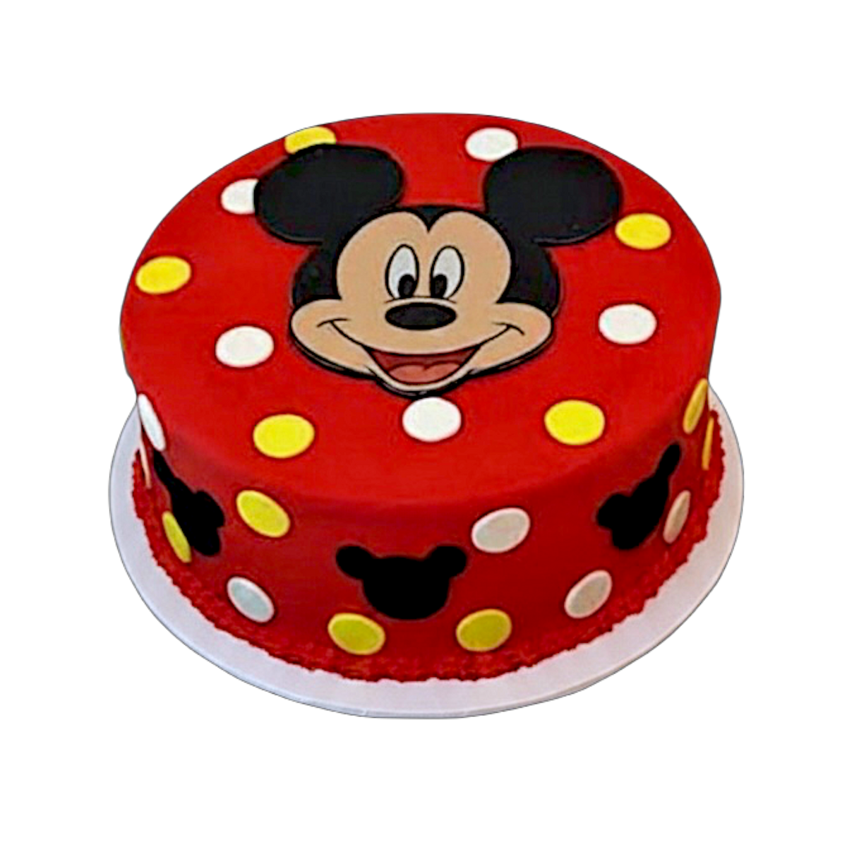 Mickey Polka Dot Cake