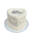 Vintage Heart Wedding Cake
