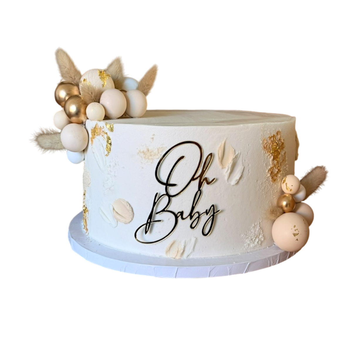 Boho Glam “Oh Baby” Cake