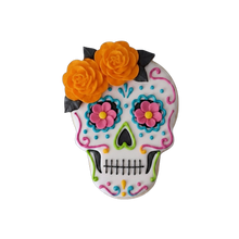 Load image into Gallery viewer, Multicolored Sugar Skull Cookies
