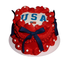 Load image into Gallery viewer, Vintage USA Heart Cake
