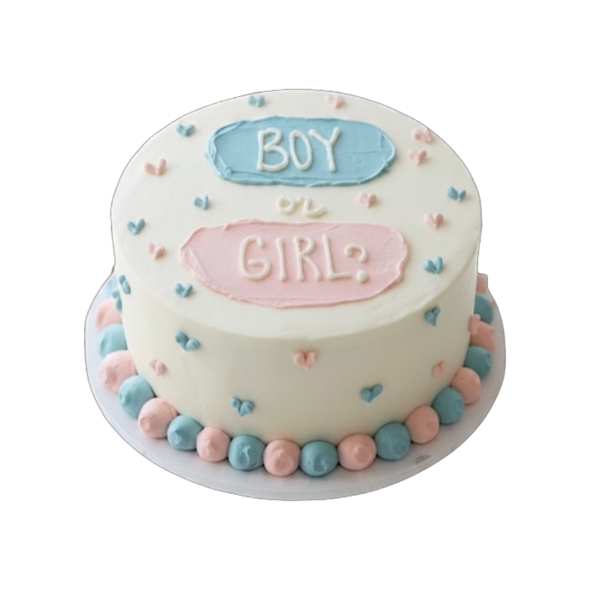 Boy or Girl? Gender Reveal Cake