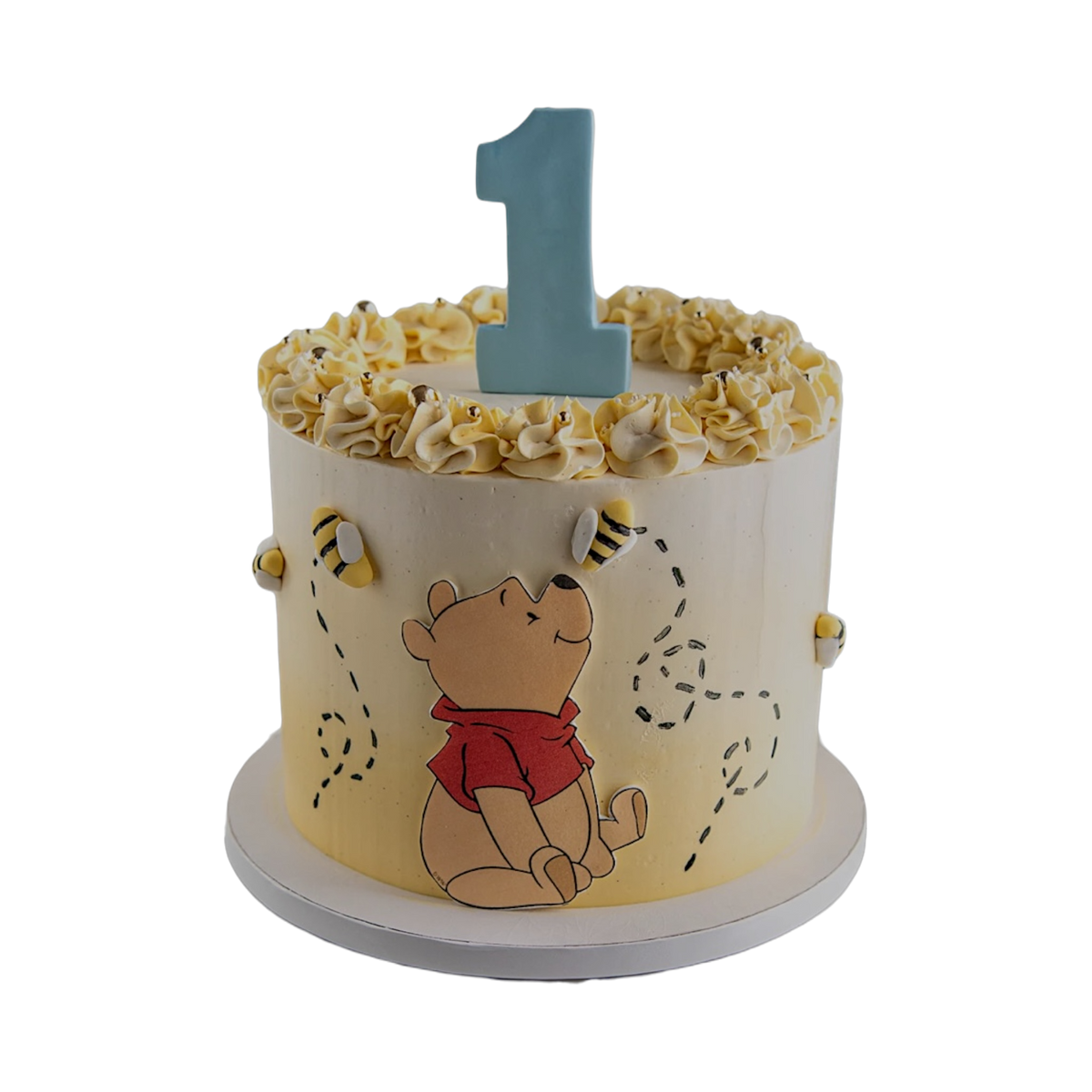 Ombre Winnie the Pooh Cake