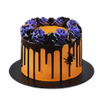 Halloween Drip Cake