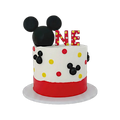 Mickey “One” Cake