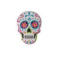 Multicolored Sugar Skull Cookies