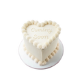 Heart Gender Reveal Cake