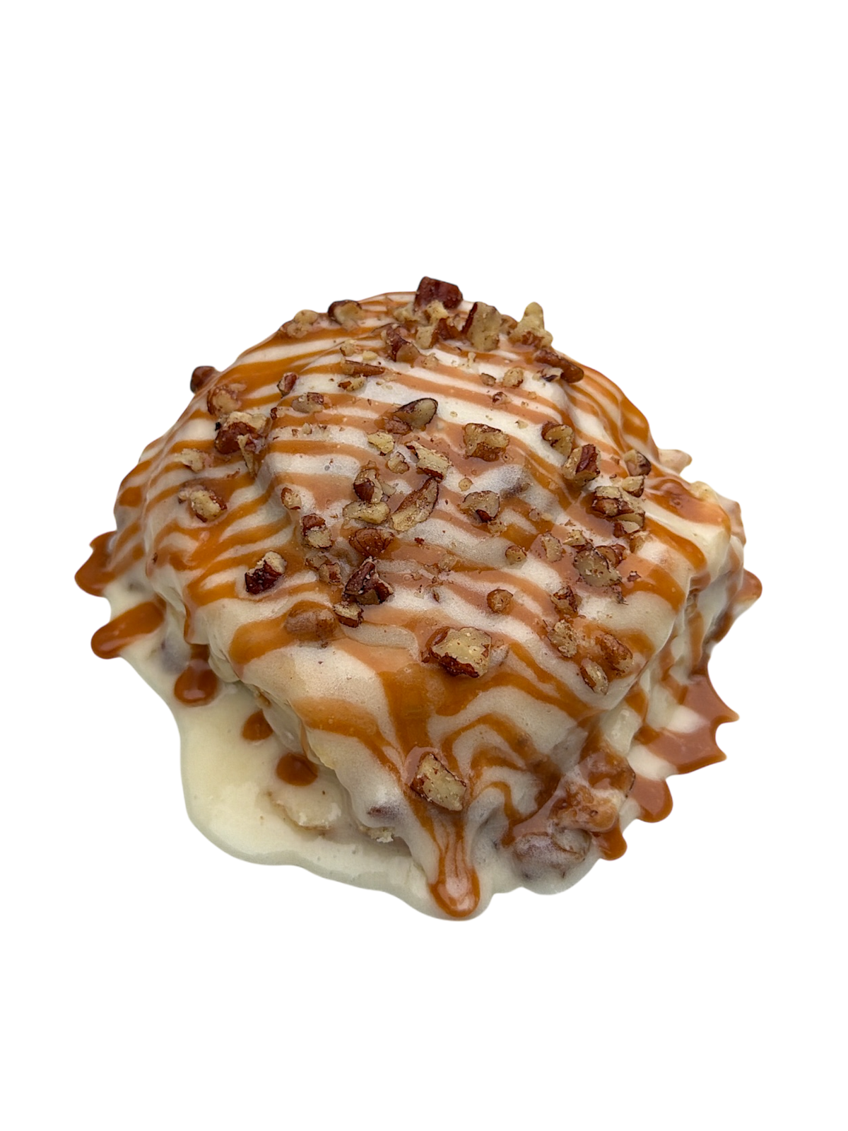 Bourbon Salted Caramel Pecan Cinnamon Rolls