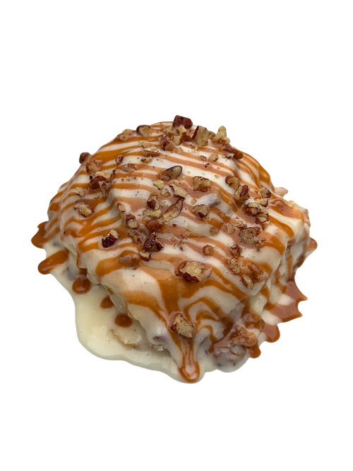 Bourbon Salted Caramel Pecan Cinnamon Rolls