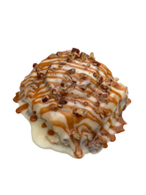 Load image into Gallery viewer, Bourbon Salted Caramel Pecan Cinnamon Rolls

