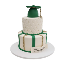 Load image into Gallery viewer, 2-Tier Grad Cake [7-DAY LEAD TIME]
