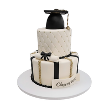 Load image into Gallery viewer, Choose your Color 2-Tier Grad Cake [7-DAY LEAD TIME]

