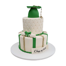 Load image into Gallery viewer, Choose your Color 2-Tier Grad Cake [7-DAY LEAD TIME]
