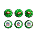 NFL Logo Football Cupcakes