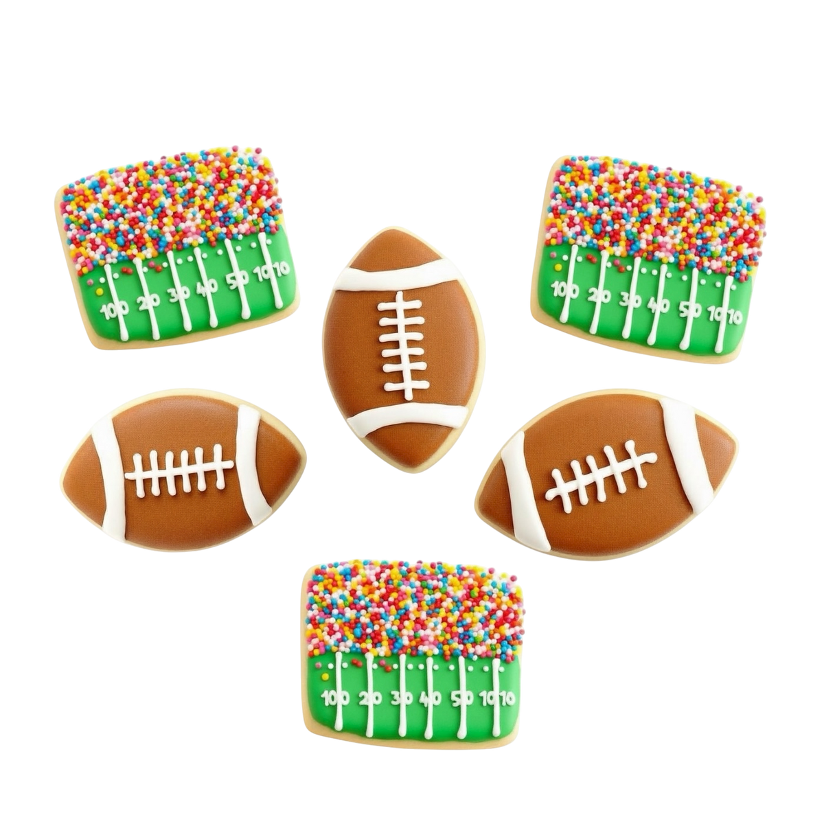 Football Field Cookies