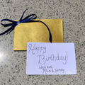 Personalized Note w/ Bow