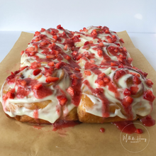 Load image into Gallery viewer, Strawberries &amp; Cream Cinnamon Rolls
