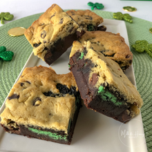 Load image into Gallery viewer, Mint Chocolate Oreo Brookies
