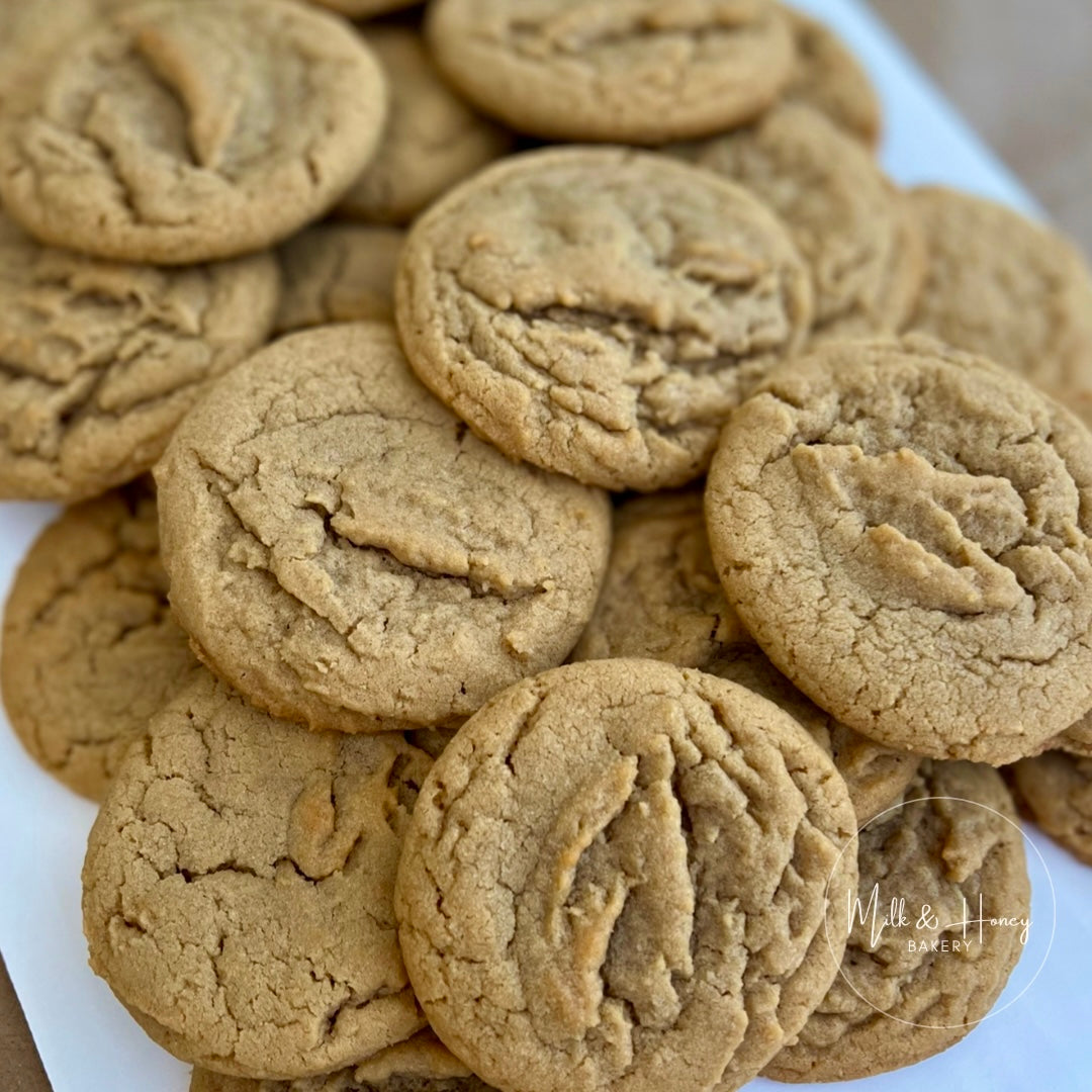 Mini Peanut Butter Cookie – Milk & Honey Bakery Mini Peanut Butter Cookie – Milk & Honey Bakery